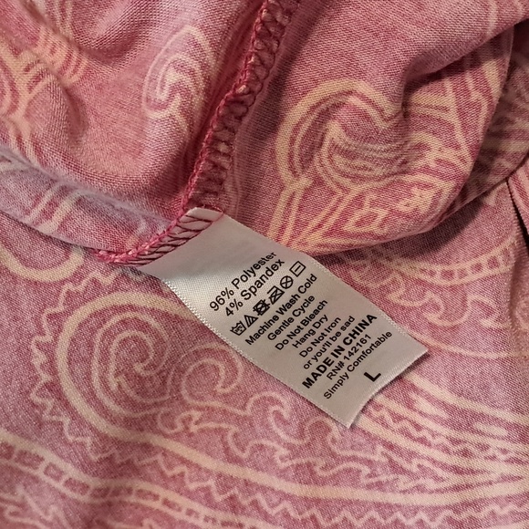 LulaRoe Tunic Top Pink Large NWOT - Picture 6 of 6